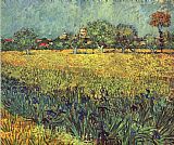 Vincent van Gogh View of Arles with Irises I painting